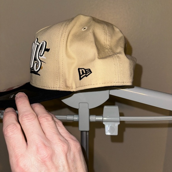 New Era Saints A-Frame Snapback Hat - Tan and Black NWT - Picture 2 of 10